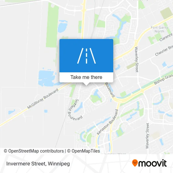 Invermere Street map