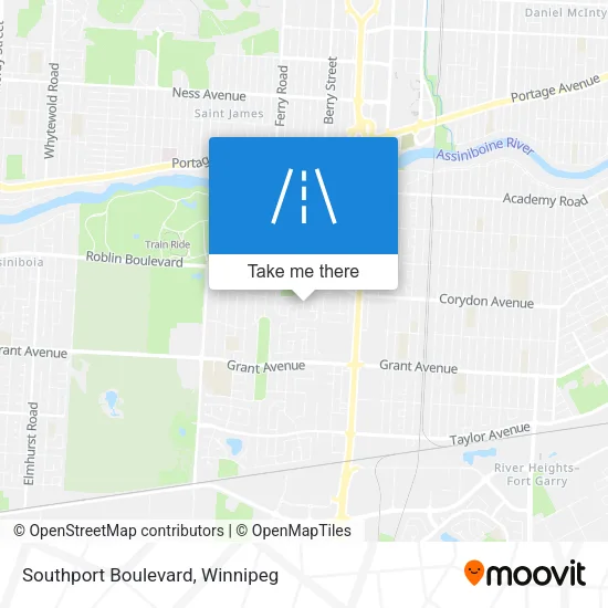 Southport Boulevard map