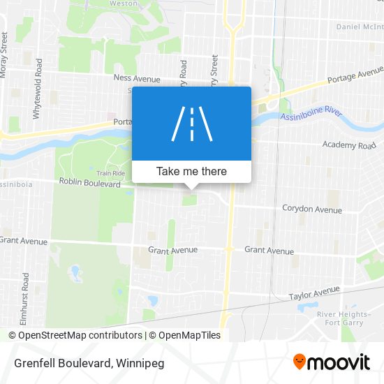 Grenfell Boulevard map