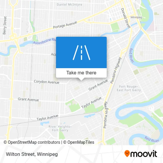 Wilton Street map