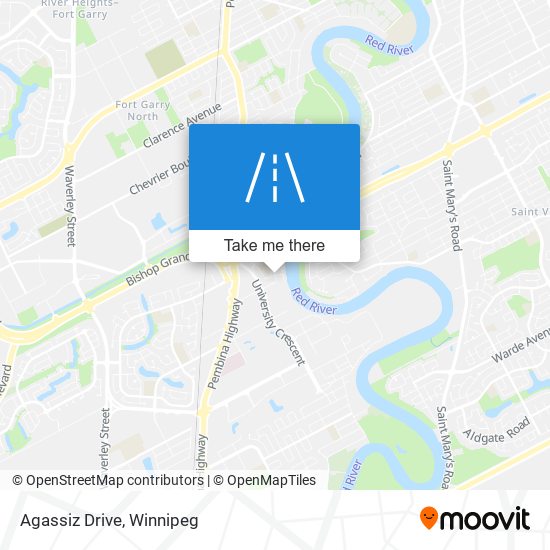 Agassiz Drive map