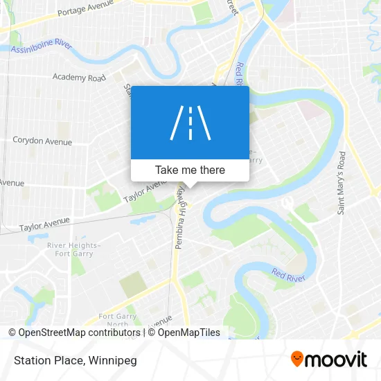 Station Place map