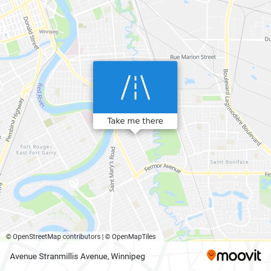 Avenue Stranmillis Avenue map