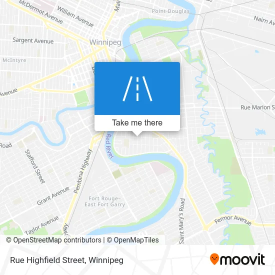 Rue Highfield Street map