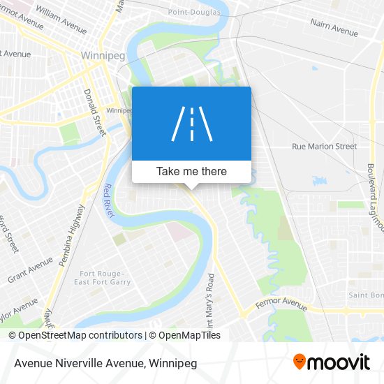 Avenue Niverville Avenue map