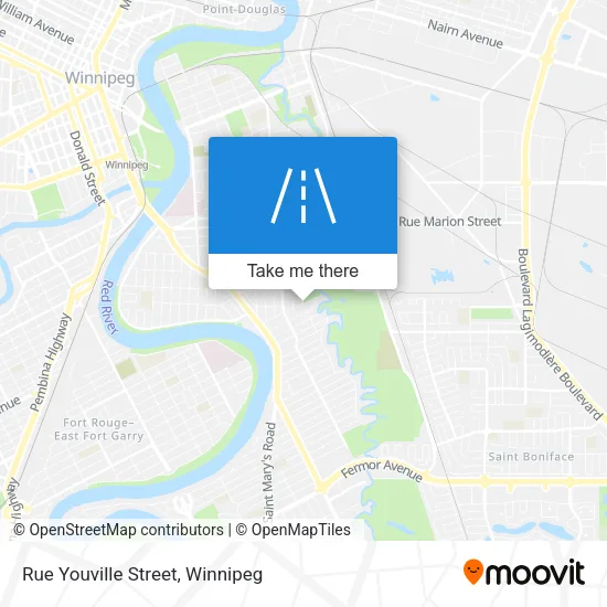 Rue Youville Street map