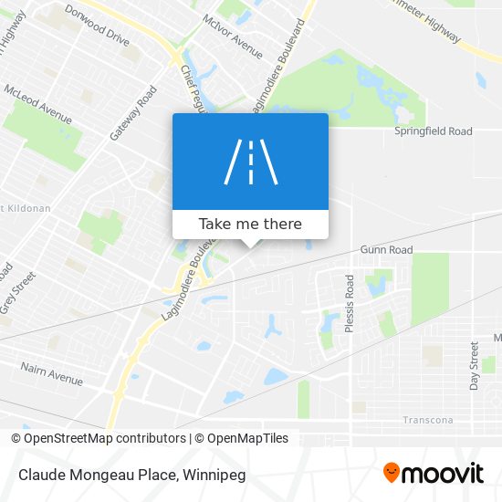 Claude Mongeau Place map