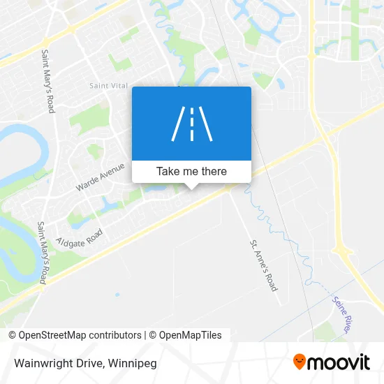 Wainwright Drive map