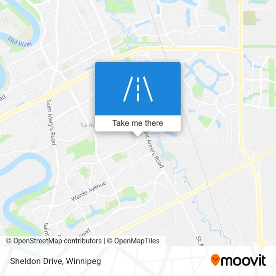 Sheldon Drive map