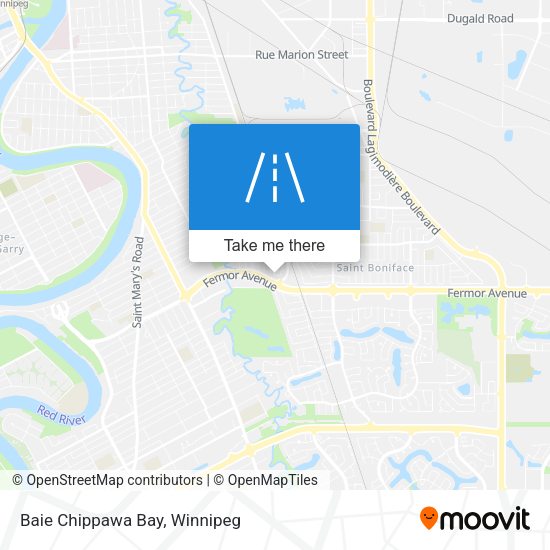 Baie Chippawa Bay map