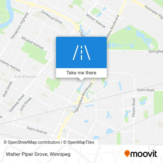 Walter Piper Grove map