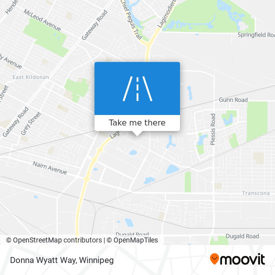 Donna Wyatt Way map
