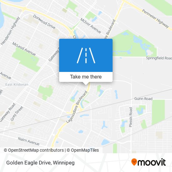 Golden Eagle Drive map