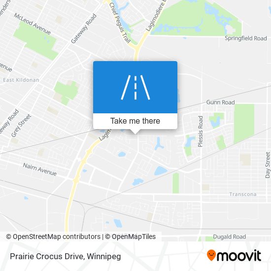 Prairie Crocus Drive map