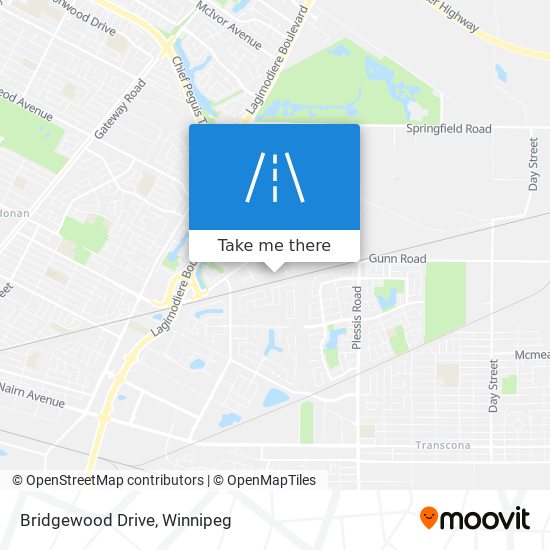 Bridgewood Drive map