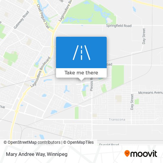 Mary Andree Way map