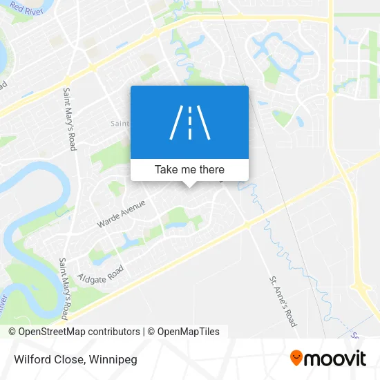 Wilford Close map