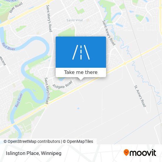 Islington Place map