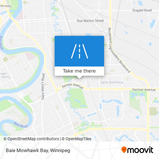 Baie Mowhawk Bay plan