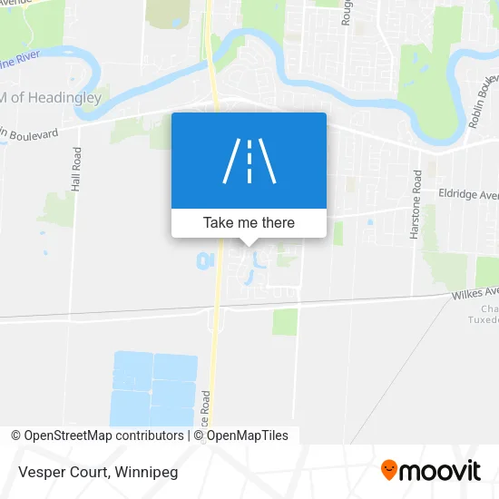 Vesper Court map