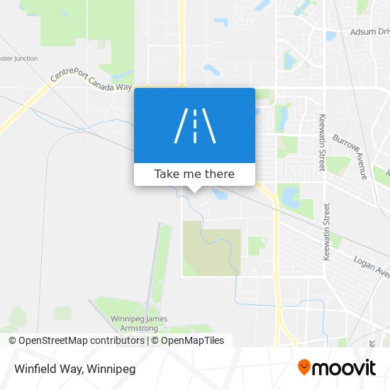 Winfield Way map