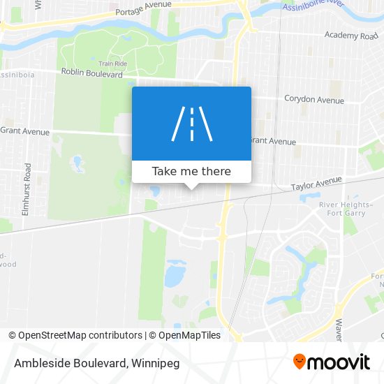 Ambleside Boulevard map