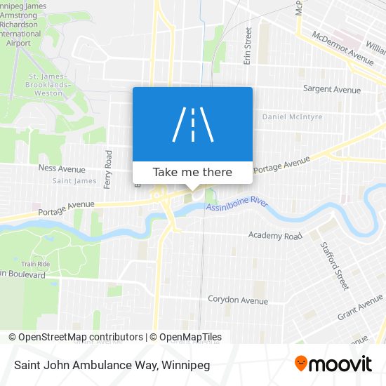 Saint John Ambulance Way map