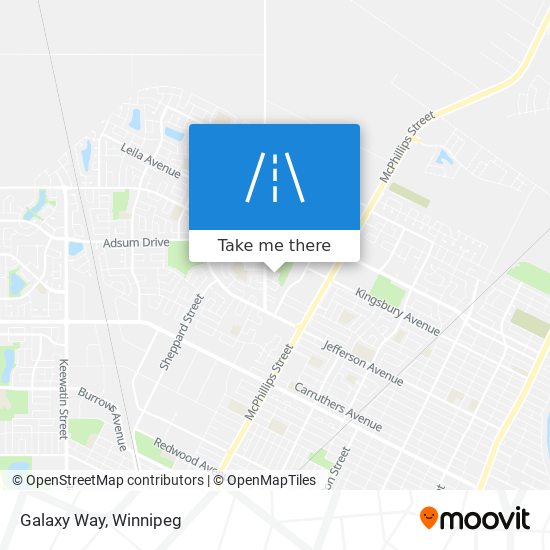 Galaxy Way map