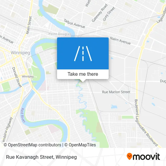 Rue Kavanagh Street map