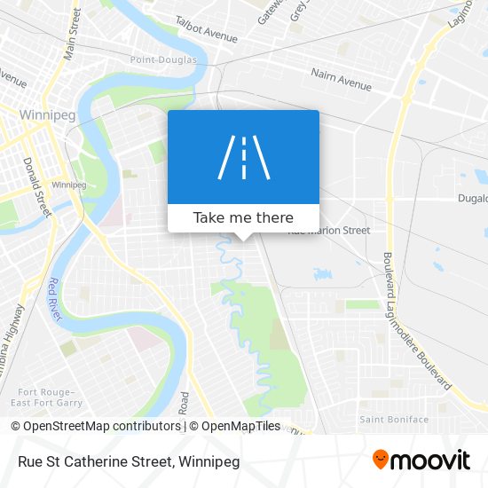 Rue St Catherine Street map