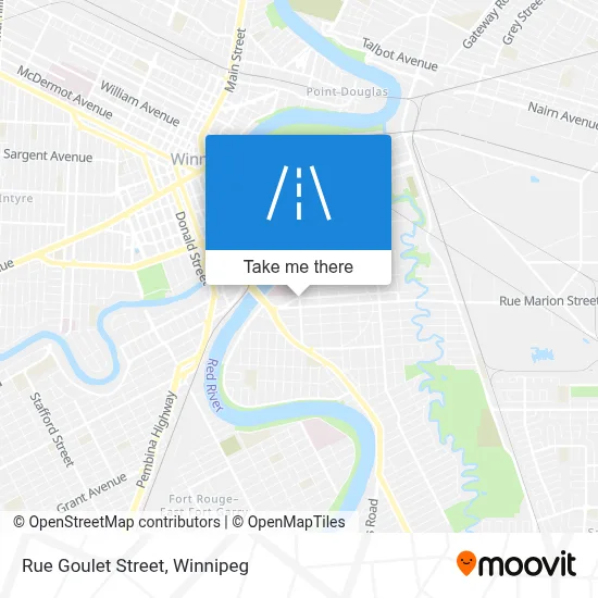 Rue Goulet Street map