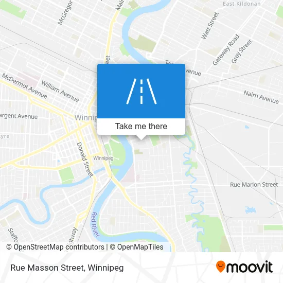 Rue Masson Street map