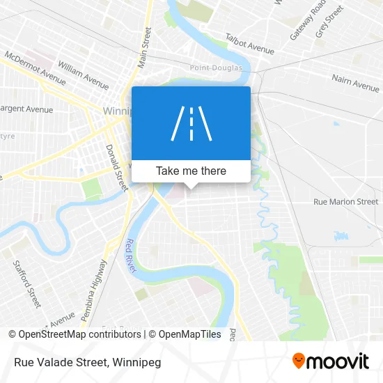 Rue Valade Street map