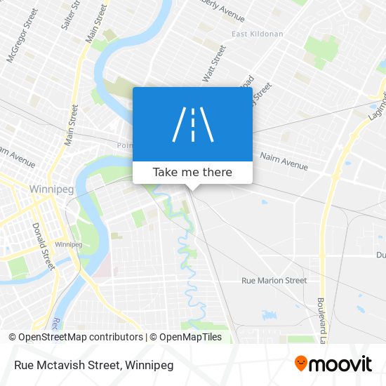 Rue Mctavish Street map