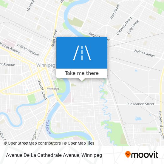 Avenue De La Cathedrale Avenue map