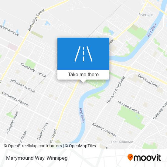 Marymound Way map