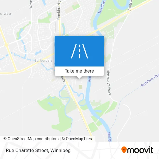 Rue Charette Street map