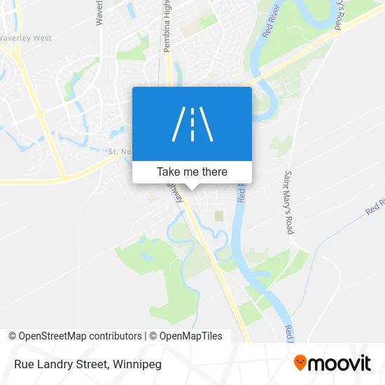 Rue Landry Street map