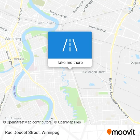 Rue Doucet Street map