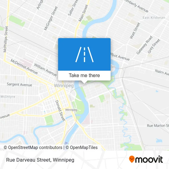 Rue Darveau Street map