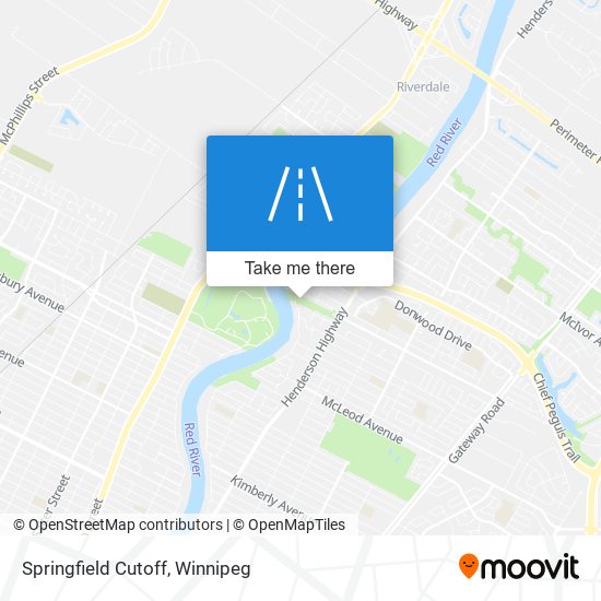 Springfield Cutoff map