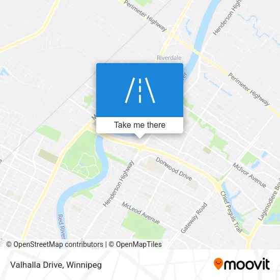 Valhalla Drive map