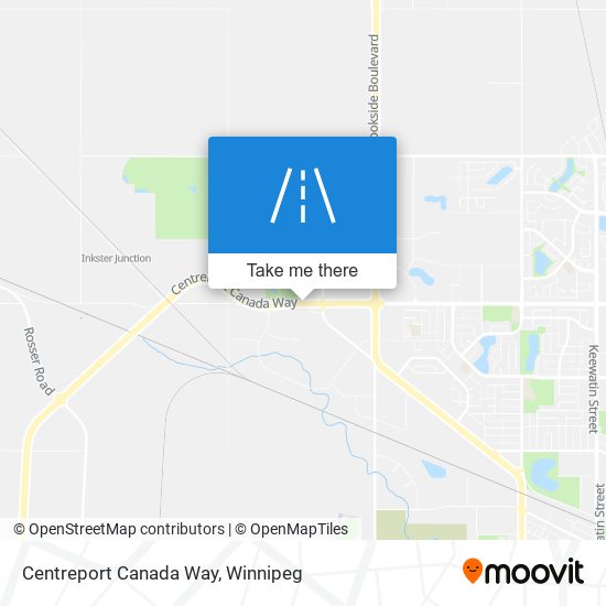 Centreport Canada Way map