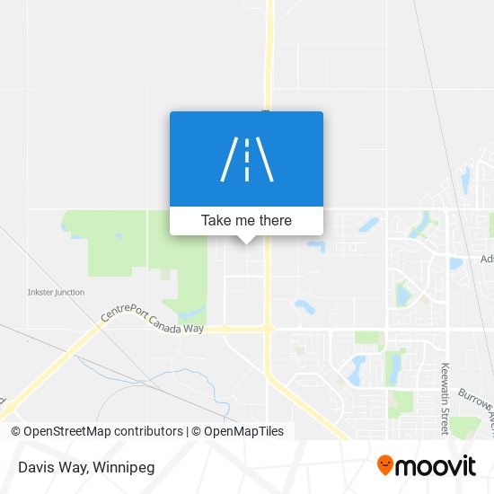 Davis Way map