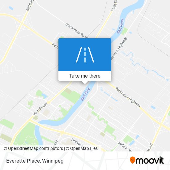 Everette Place map