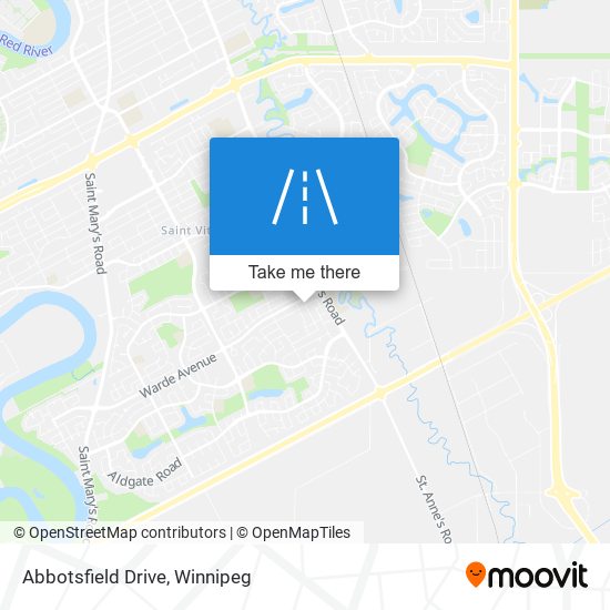 Abbotsfield Drive map