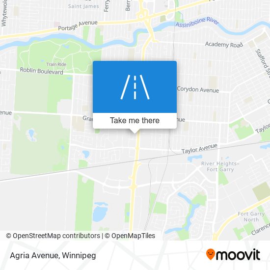 Agria Avenue map