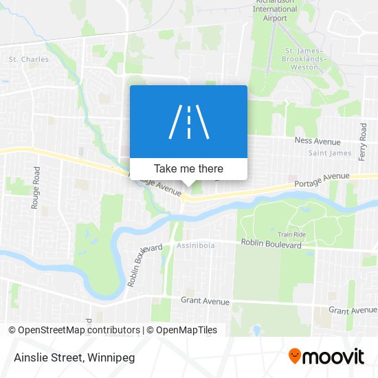 Ainslie Street map