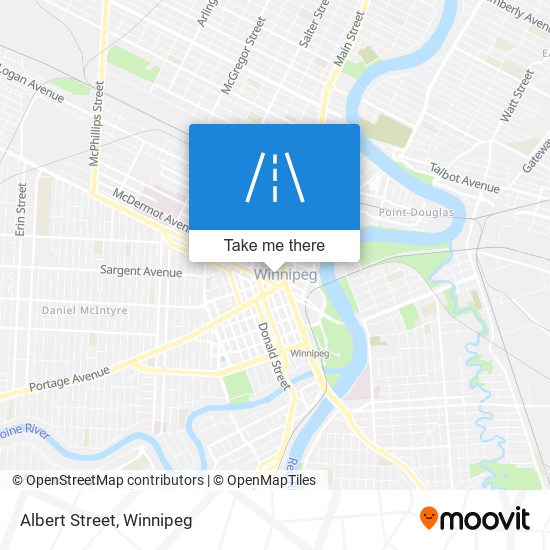 Albert Street map