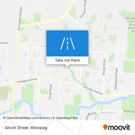 Alcott Street map